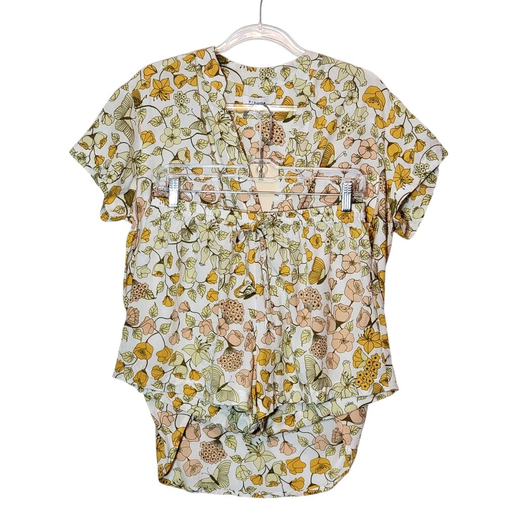 Piyama NWT Maggie Floral Pajama Set Two Piece Florence M Soft Lightweight - Picture 2 of 15